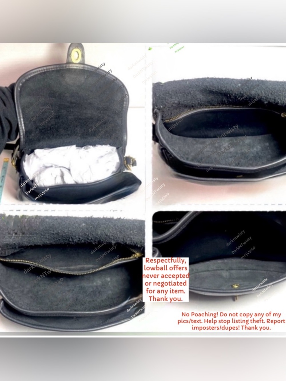 Vintage Coach Leather Prairie Bag Gorgeous! - Picture 10 of 15